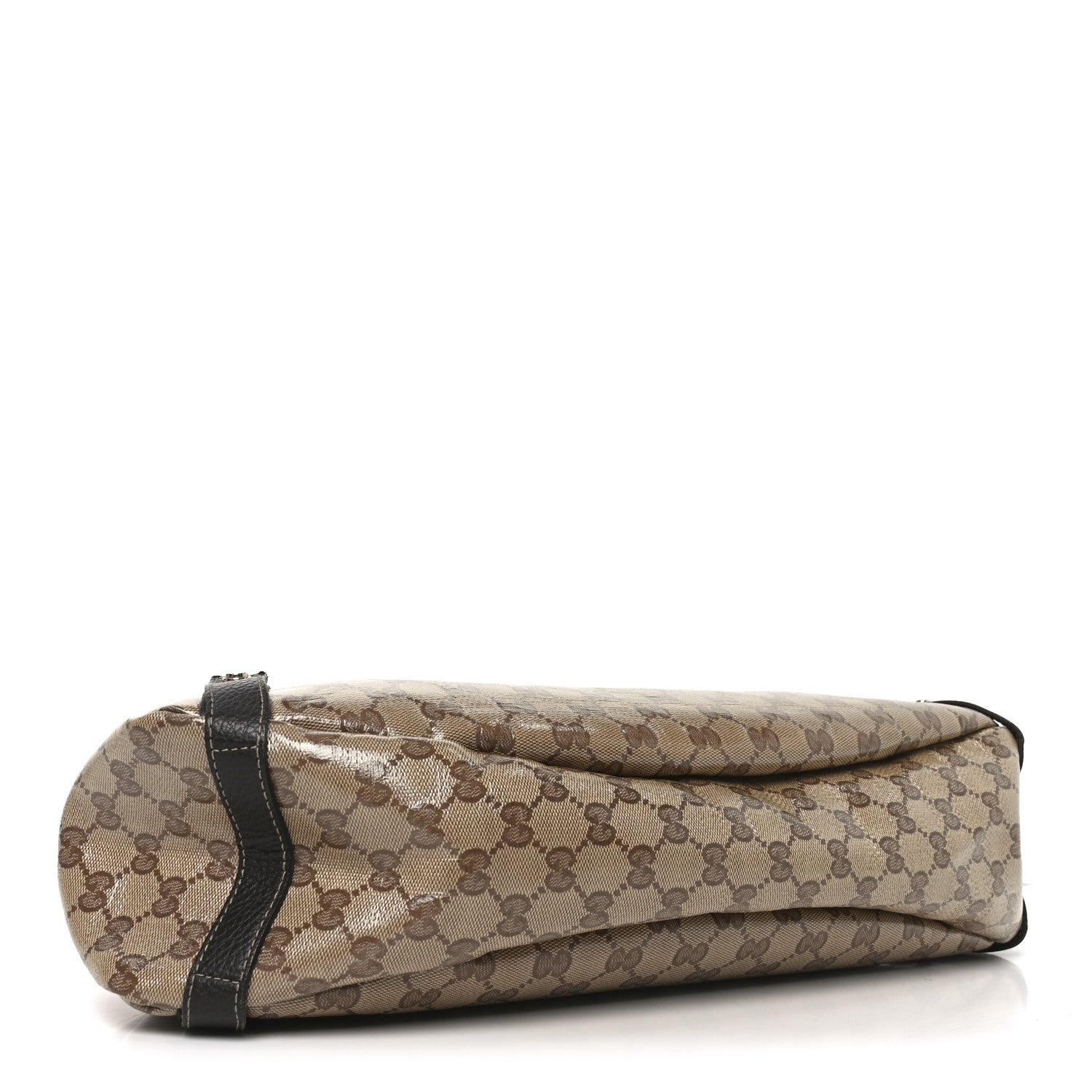 Gucci Crystal Monogram Medium Abbey Shoulder Bag Dark Brown 4 of 11
