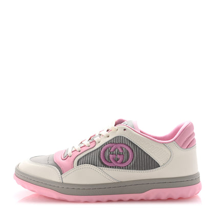 Gucci Dali Soft Calfskin Womens Mac80 Sneakers 38 Off White Grey Sky Light Rose 1 of 9