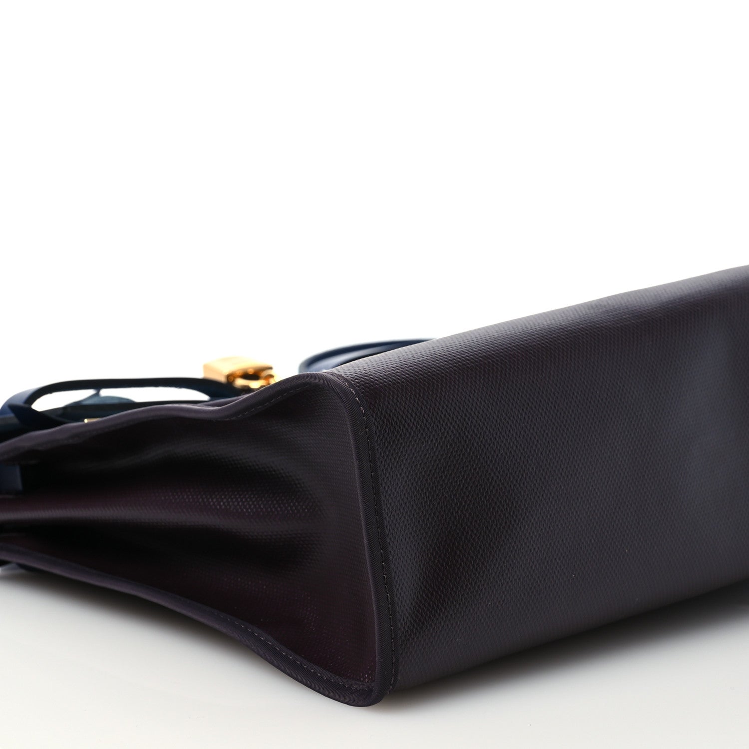Hermes Toile H Berline Vache Hunter Herbag Zip PM 31 Cassis Ecru Black Bleu Saphir 10 of 14