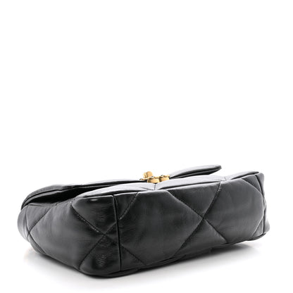 Chanel Lambskin Quilted Medium Chanel 19 Flap Black 4 of 10