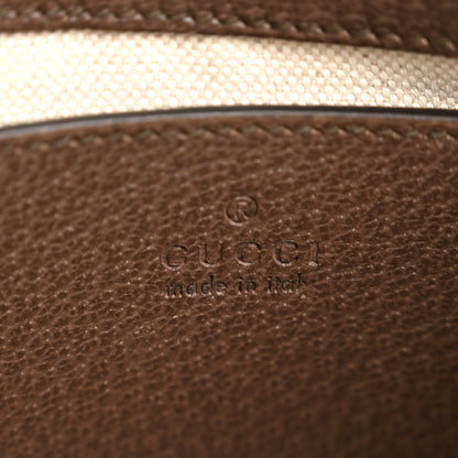Gucci GG Supreme Monogram Textured Dollar Calfskin Web Small Ophidia GG Handbag Beige Ebony New Acero 6 of 13