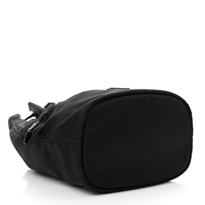 Prada Saffiano Tessuto Nylon Vela Bucket Wristlet Black 4 of 10