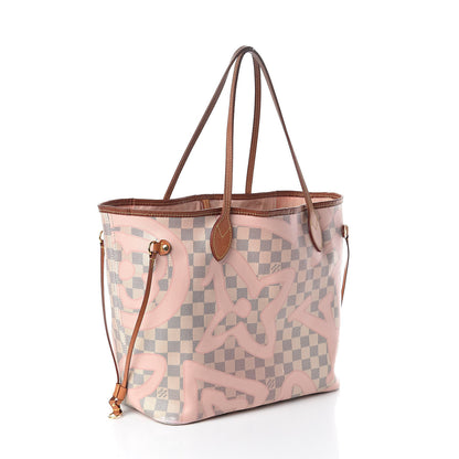 Louis Vuitton Damier Azur Tahitienne Neverfull MM 3 of 18