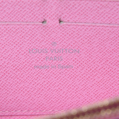 Louis Vuitton Monogram Multicolor Zippy Wallet White Litchi 7 of 8