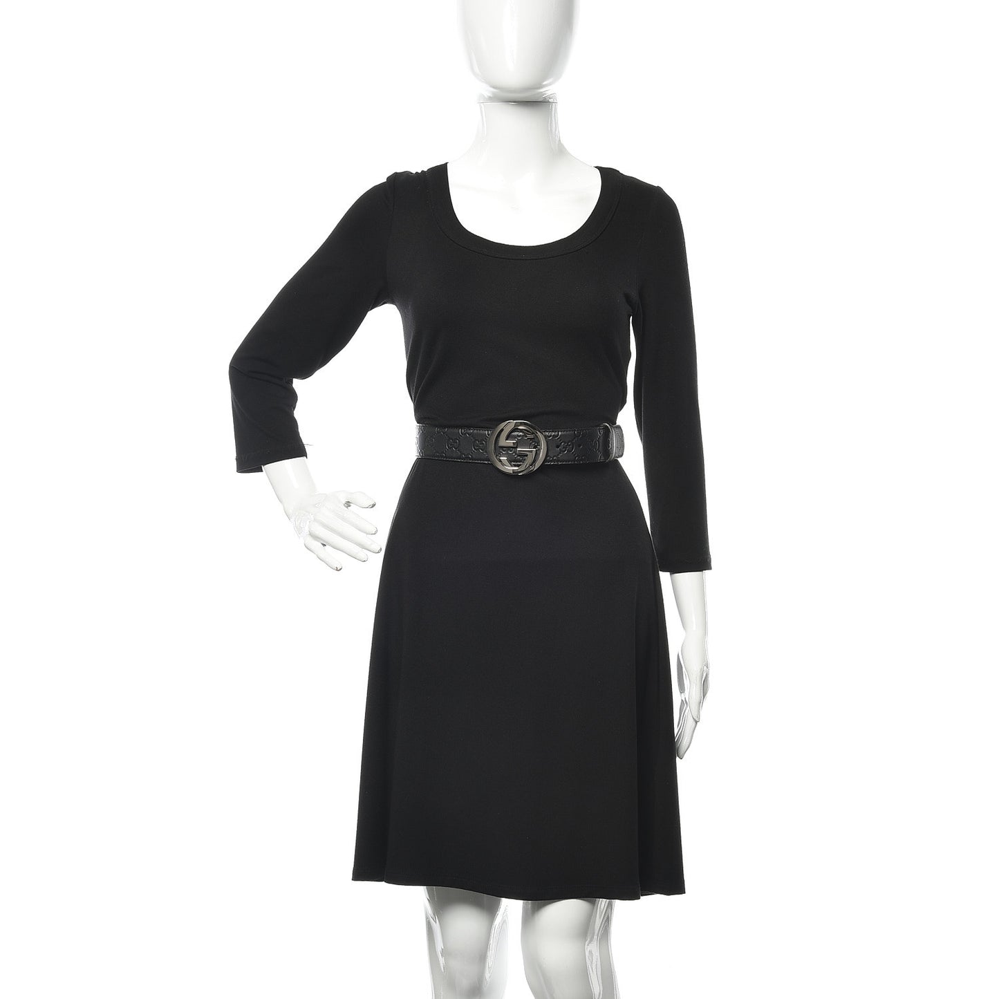 Guccissima Signature Interlocking G 40mm Belt 90 36 Black
