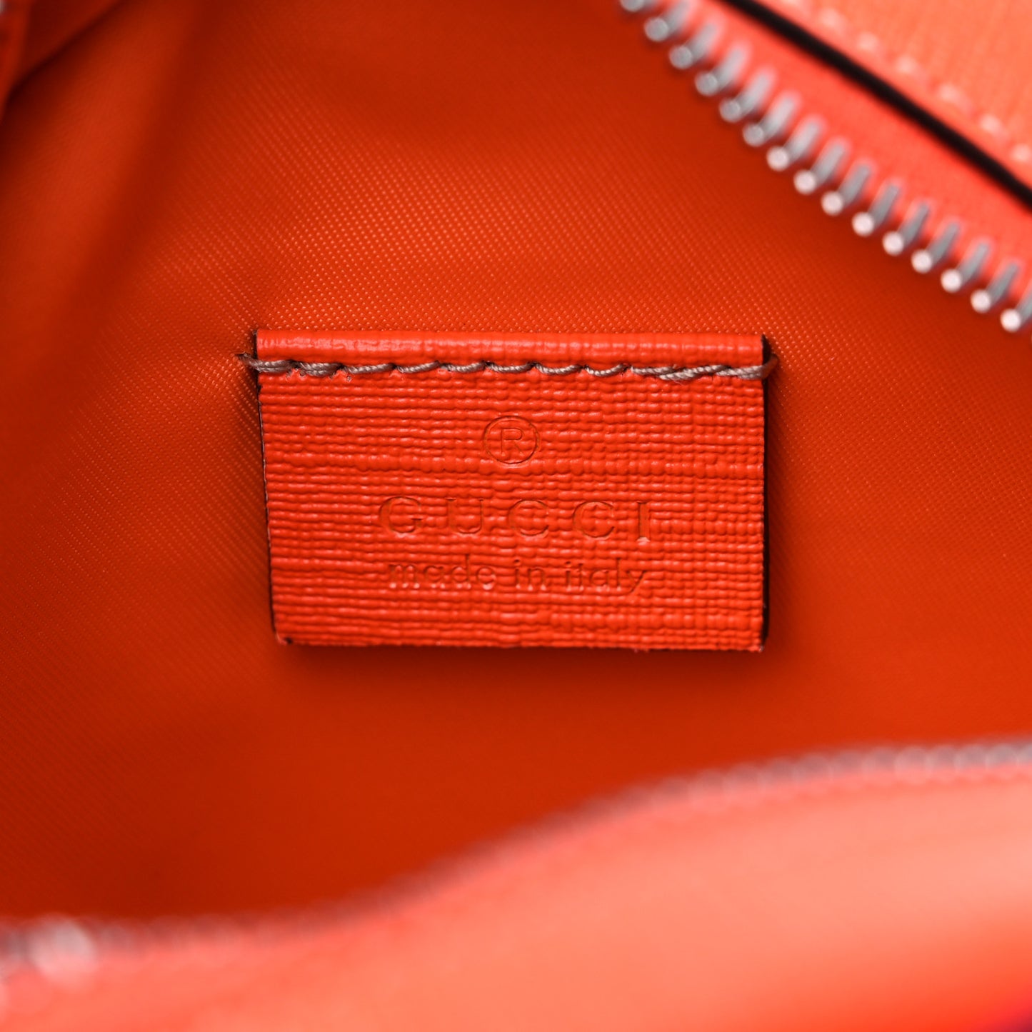 GG Supreme Childrens Hedgehog Crossbody Bag Orange