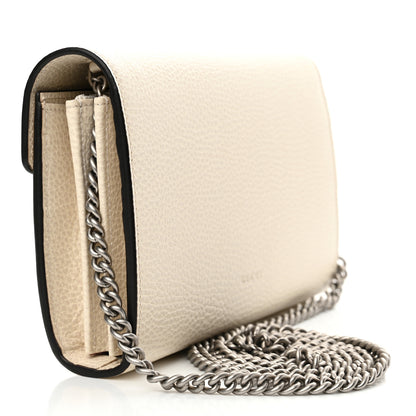 Gucci Dollar Calfskin Mini Dionysus Chain Wallet Mystic White 3 of 12