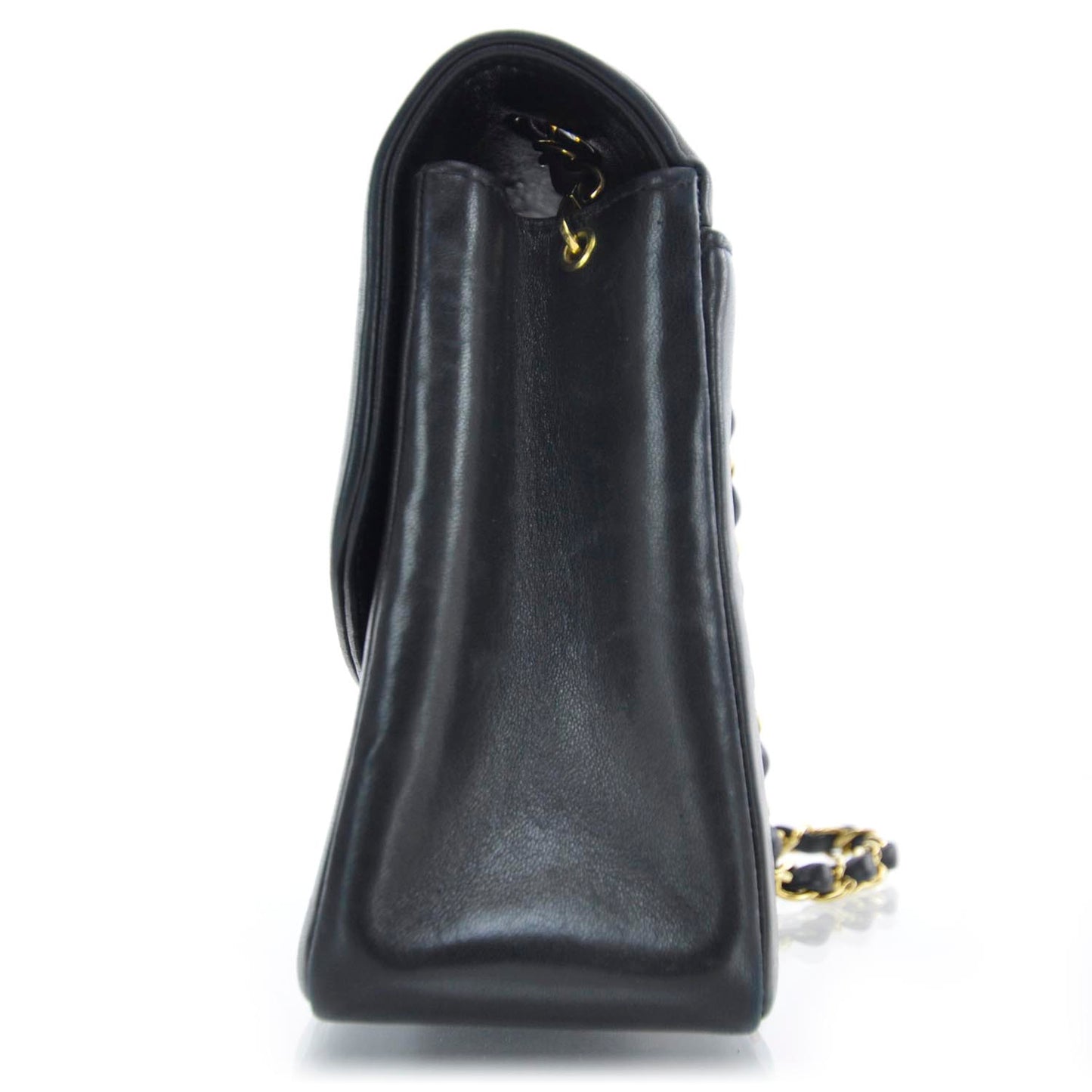 Lambskin Medium Flap Black