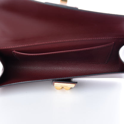 Hermes Tadelakt Medor 23 Clutch Rouge H 7 of 10