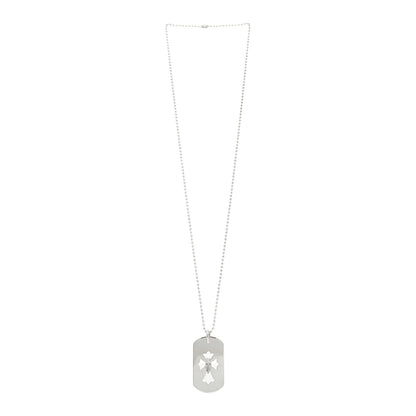 Chrome Hearts Sterling Silver Dagger Dog Tag Pendant Necklace 3 of 5
