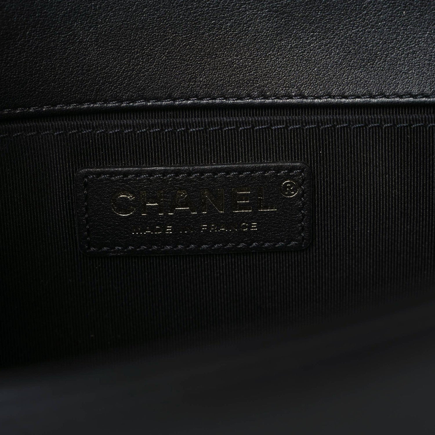 Chanel Calfskin Medium Boy Logo Top Handle Flap Black 14 of 17