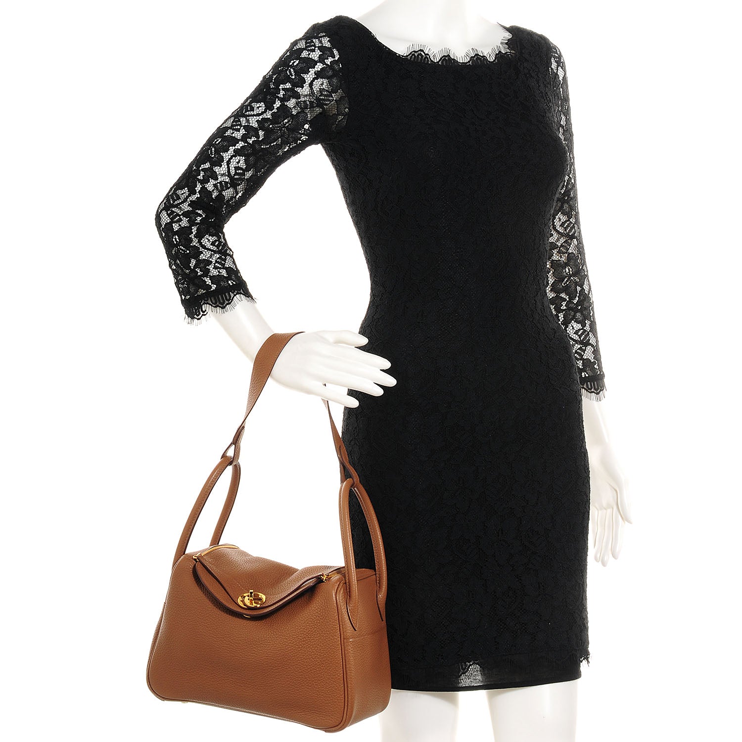 Hermes Taurillon Clemence Lindy 26 Alezan 2 of 15