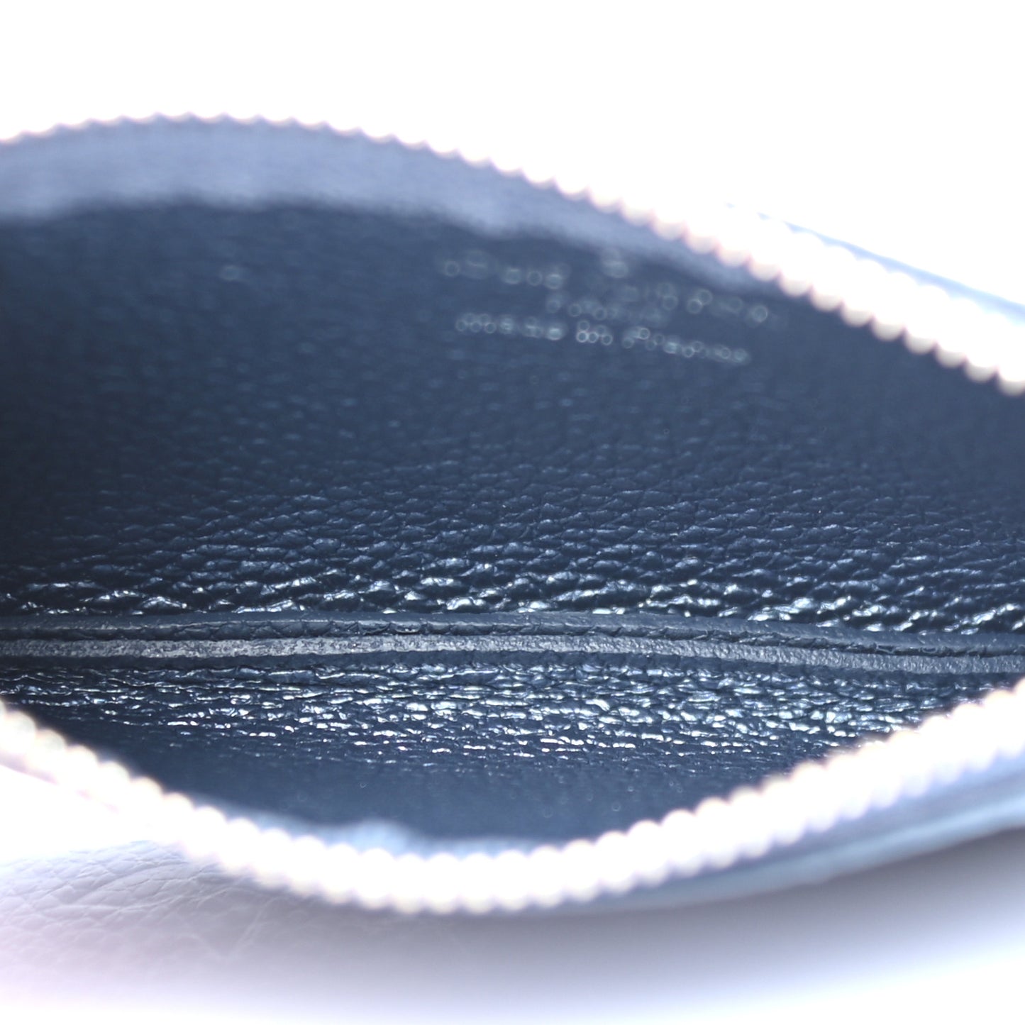Metallic Empreinte Monogram Giant Key Pouch Navy Nacre