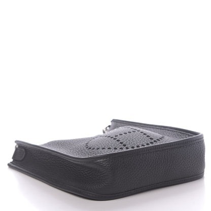 Hermes Taurillon Clemence Evelyne TPM Black 4 of 11