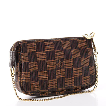 Louis Vuitton Damier Ebene Mini Pochette Accessories 3 of 9