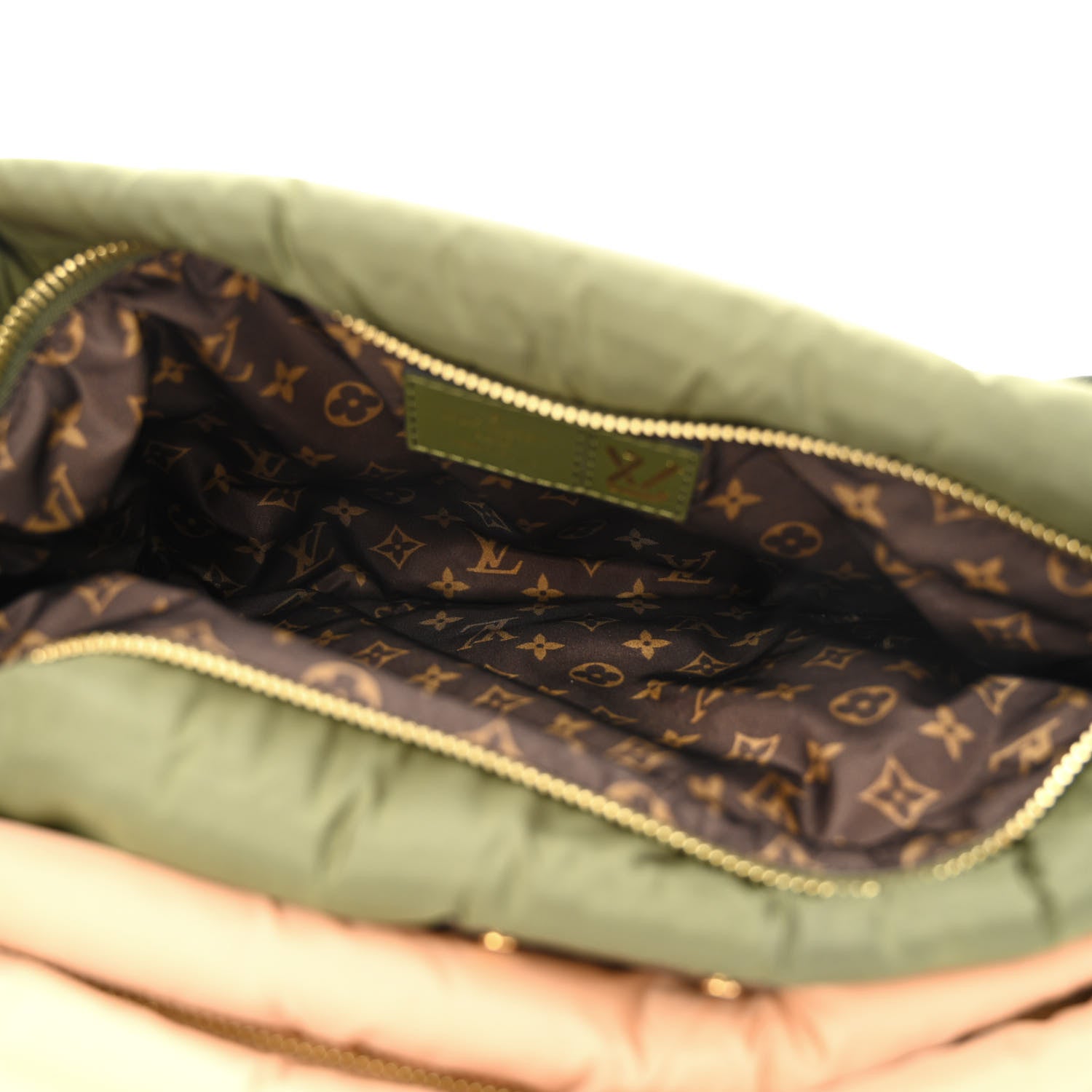 Louis Vuitton Econyl Monogram Pillow Maxi Multi Pochette Accessories Kaki Beige 6 of 11