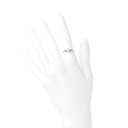 Tiffany Platinum Diamond Elsa Peretti Swan Ring 50 5.25 2 of 4