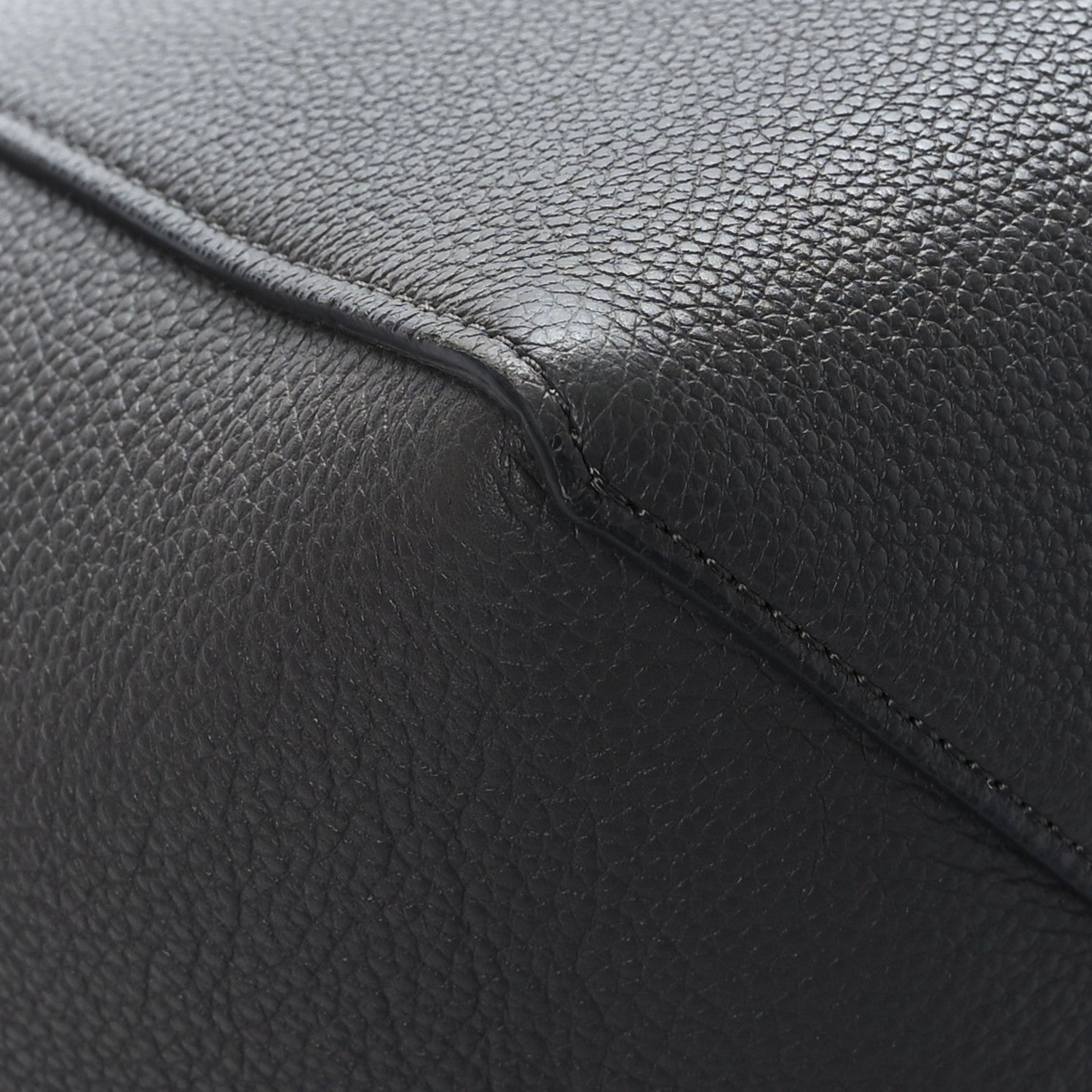 Celine Soft Grained Calfskin Belt Cabas Phantom Medium Grey 7 of 10