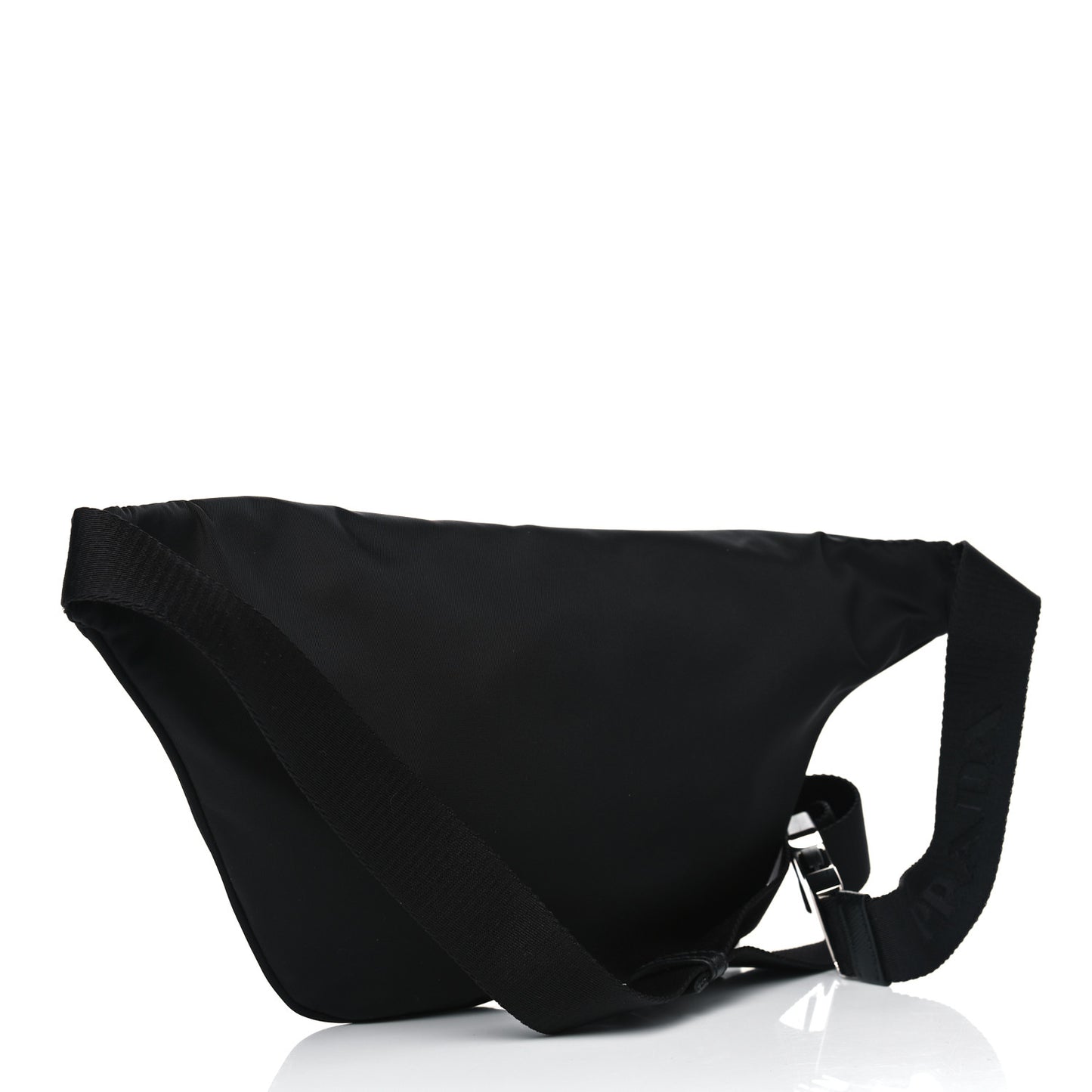 Tessuto Nylon Saffiano Belt Bag Black
