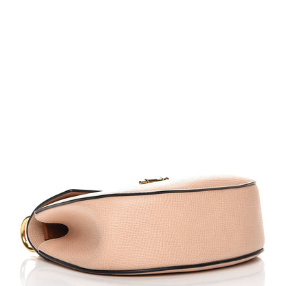 Chloe Grained Calfskin Lambskin Drew Shoulder Bag Powder Beige Caramel 4 of 6