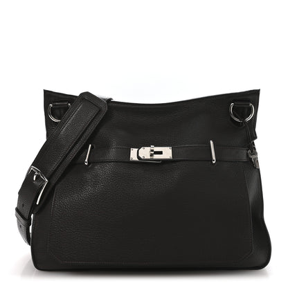 Hermes Taurillon Clemence Jypsiere 37 Chocolate 1 of 10
