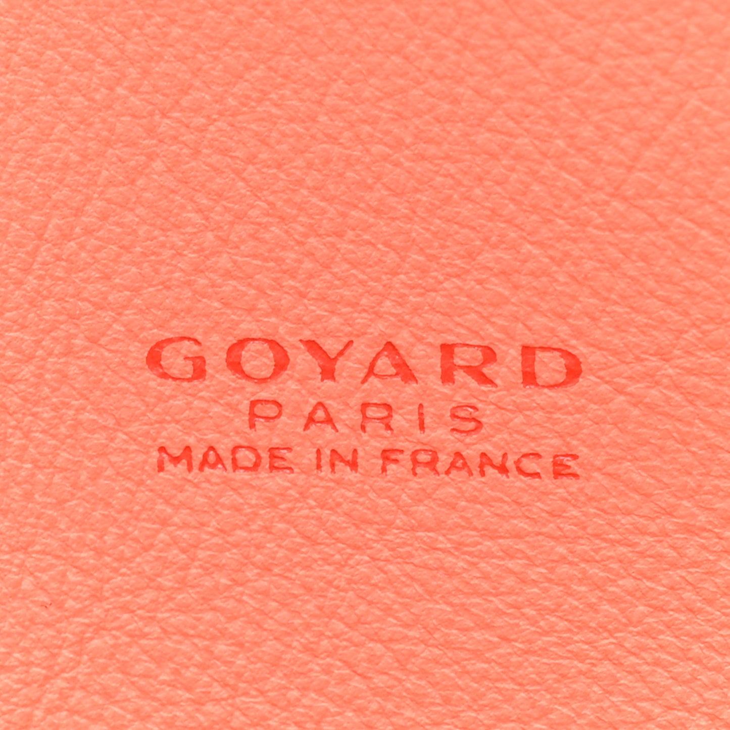 Goyardine Embroidered Seahorse Reversible Anjou PM Coral