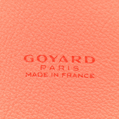 Goyard Goyardine Embroidered Seahorse Reversible Anjou PM Coral 9 of 11