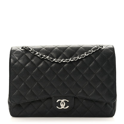 Chanel Caviar Quilted Maxi Double Flap Black 1 of 9