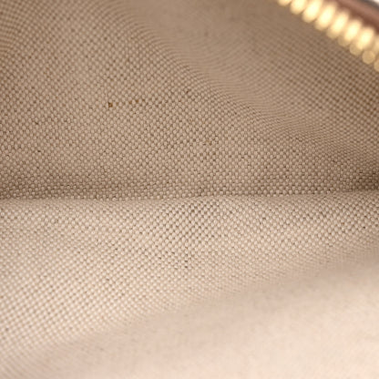 Gucci GG Supreme Monogram Textured Calfskin Retro Interlocking G Belt Bag Beige Ebony Brown Sugar 7 of 14
