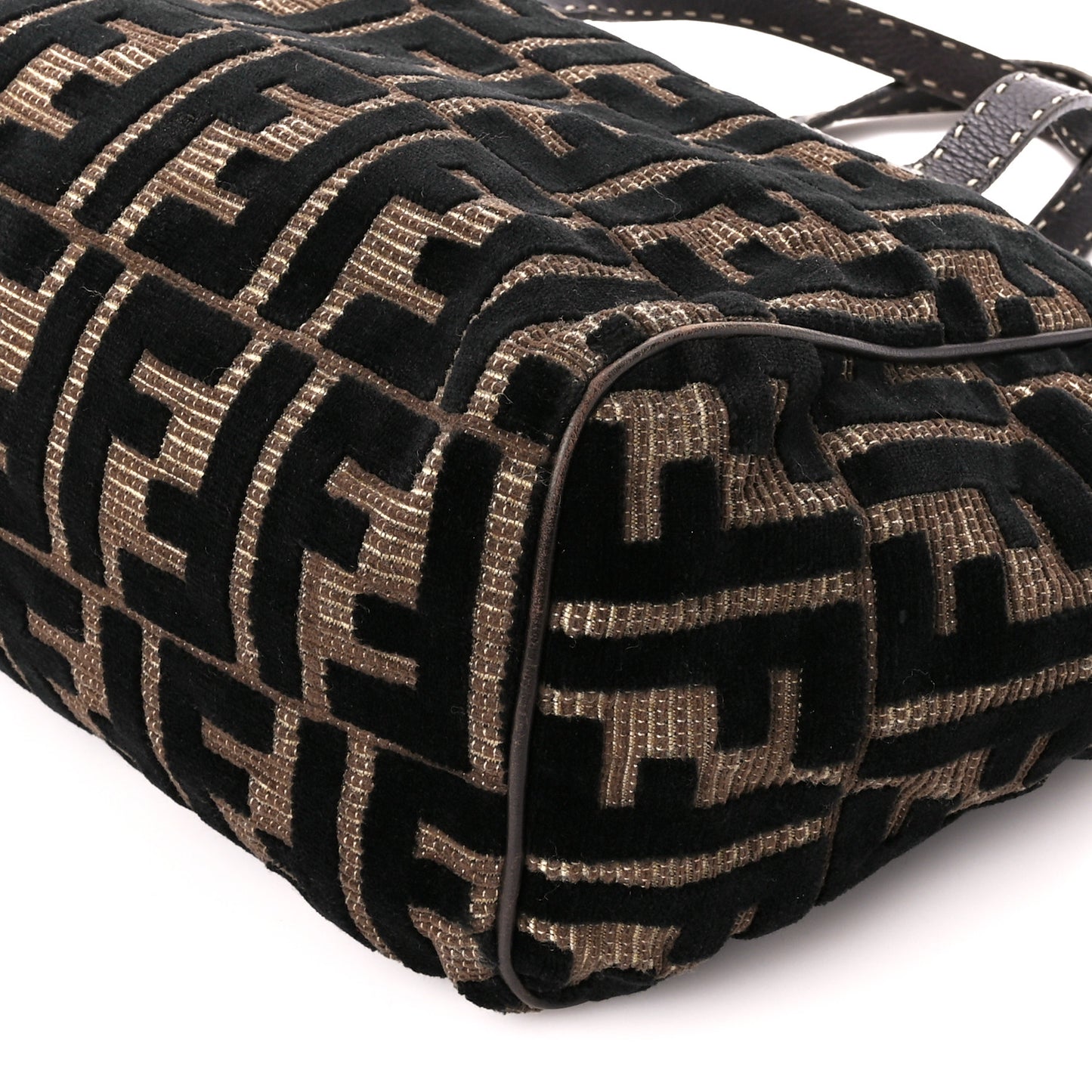 Velvet Zucca Cuoio Romano Selleria Tote Tobacco Moro
