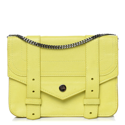 Proenza Schouler Lambskin PS1 Large Chain Wallet Sunshine 1 of 15