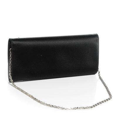 Judith Leiber Crystal Satin Soft Clutch Black 3 of 6