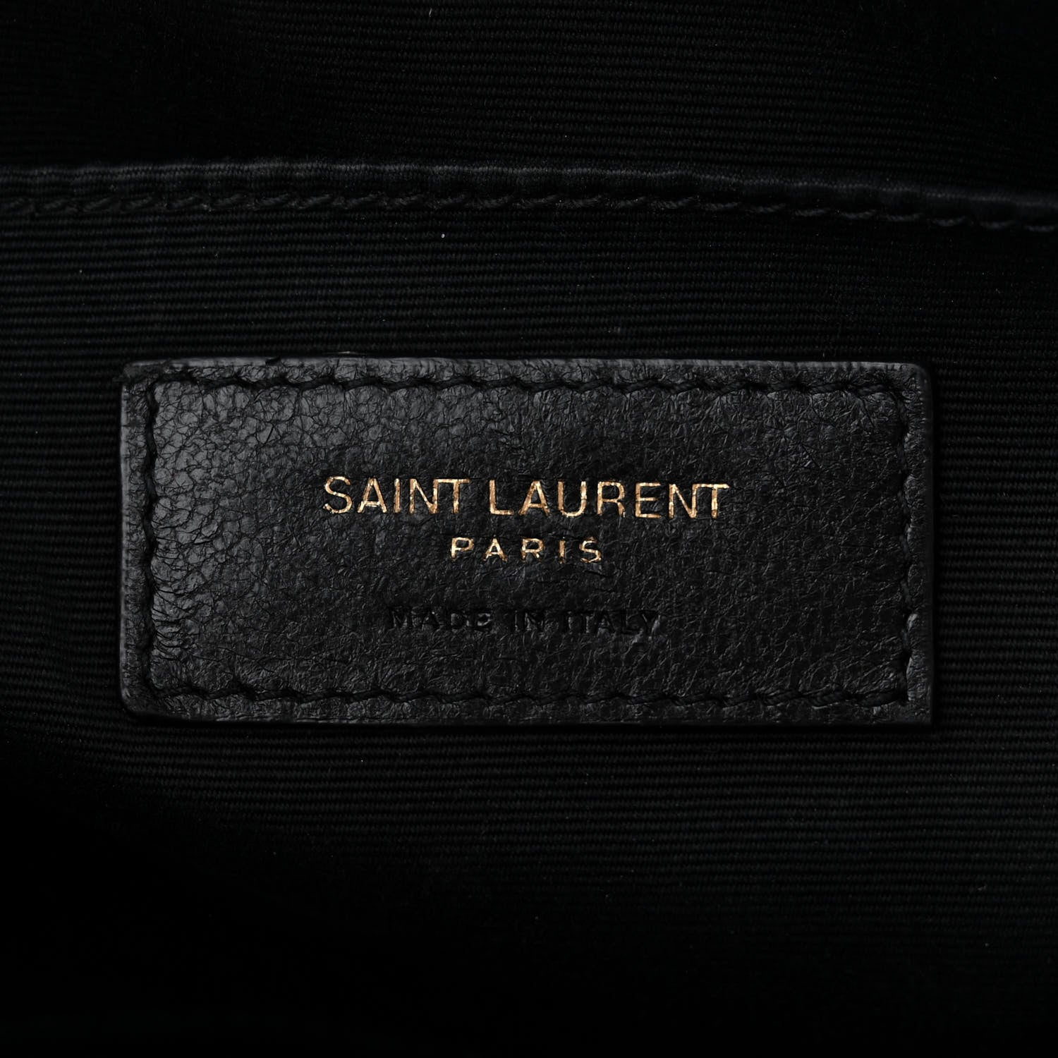 Saint Laurent Calfskin Matelasse Monogram Lou Camera Bag Black 6 of 12