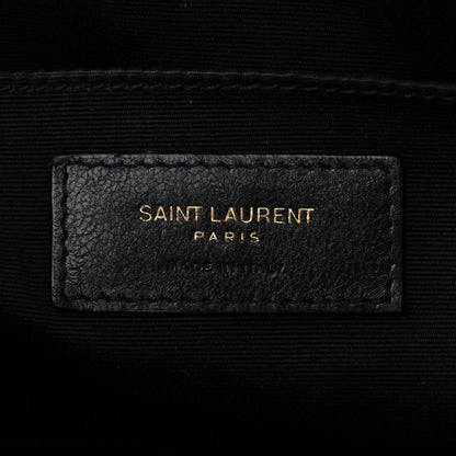 Saint Laurent Calfskin Matelasse Monogram Lou Camera Bag Black 6 of 12
