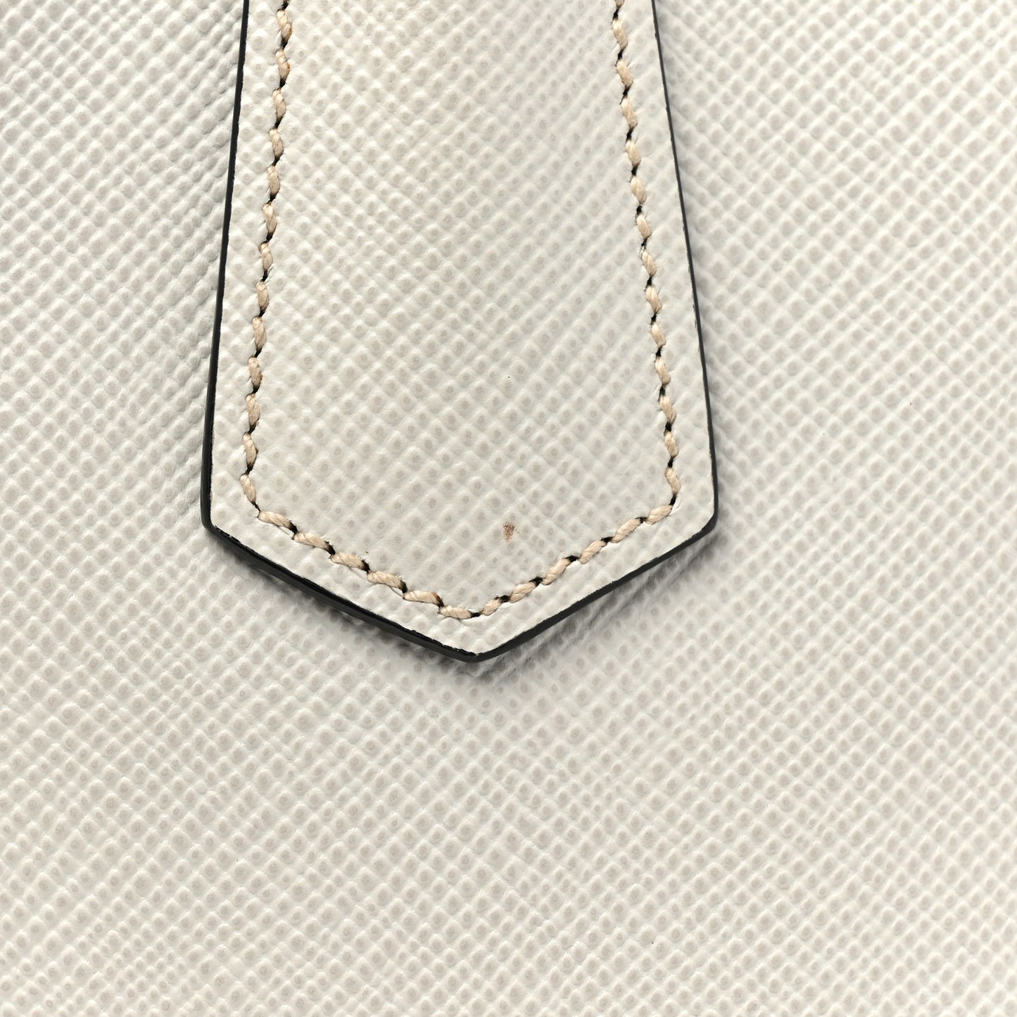 Saffiano Cuir Small Double Bag Talco Fuoco