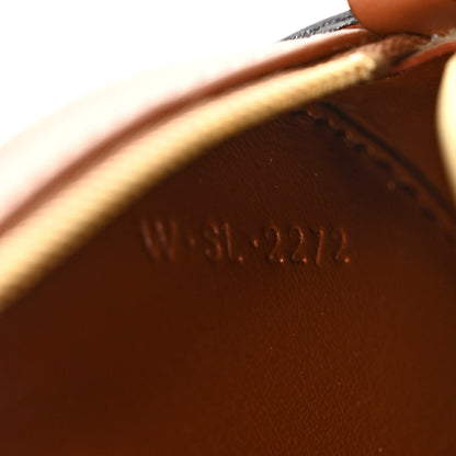 Celine Smooth Calfskin Cuir Small Triomphe Oval Crossbody Purse Tan 7 of 11