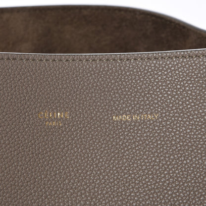 Celine Soft Grained Calfskin Small Belt Cabas Phantom Taupe 8 of 8