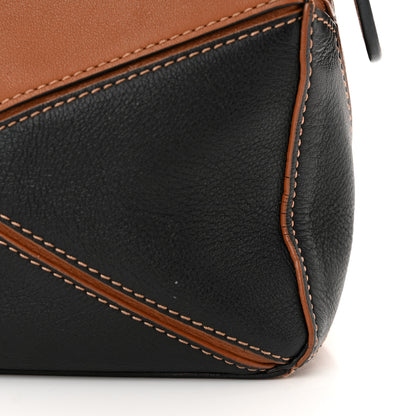Loewe Calfskin Mini Puzzle Bag Tan Black 14 of 14