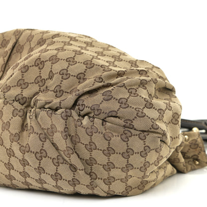 Gucci Monogram Studded Pelham Tote Dark Brown 6 of 23