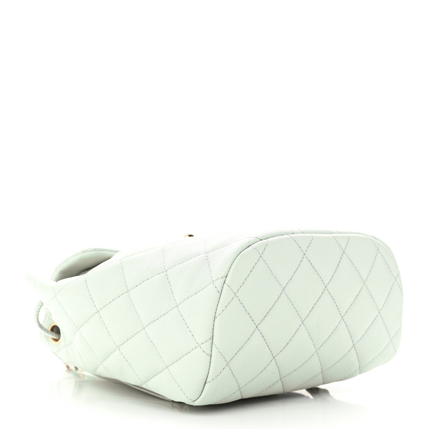 Caviar Quilted Mini Urban Spirit Backpack Light Blue