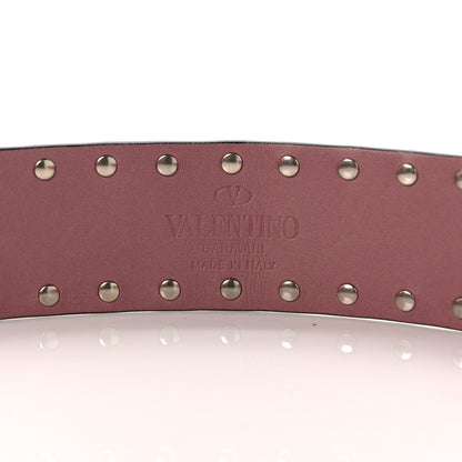 Valentino Garavani Lambskin Rockstud Spike Shoulder Strap Antique Rose 3 of 4