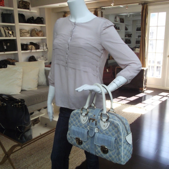 Marc Jacobs Denim Quilted Venetia 2 of 11