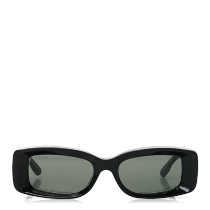 Gucci Acetate Rectangle Frame Sunglasses GG1528S Black 2 of 7