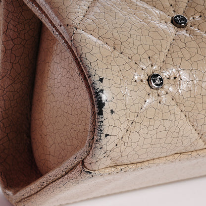Chanel Glazed Crackled Calfskin Studded Mademoiselle Flap 6 of 11