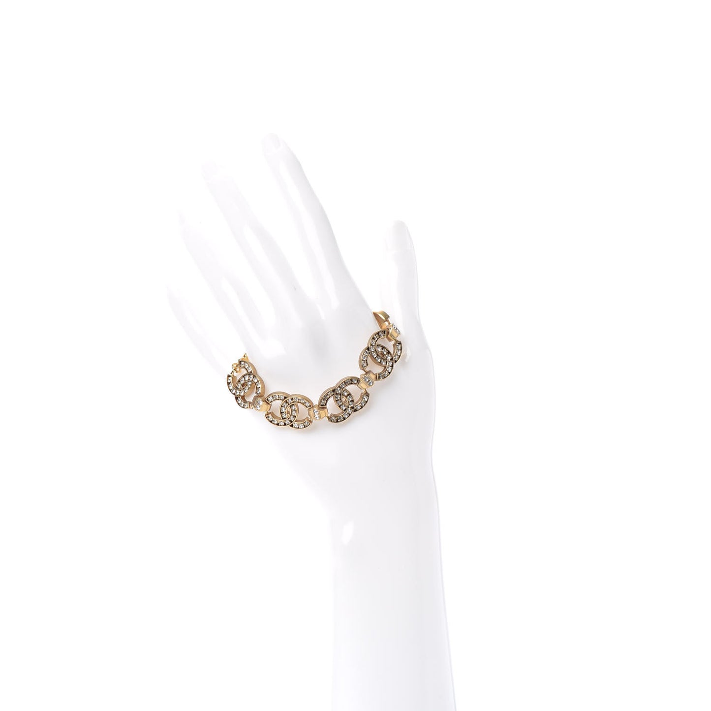 Crystal CC Bracelet Gold