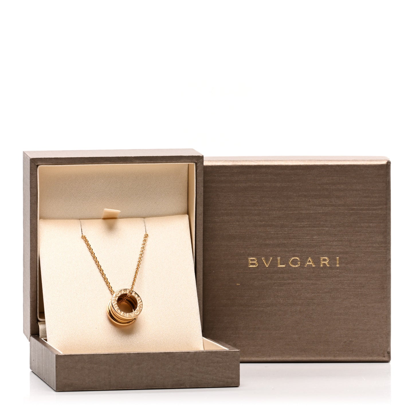 18K Rose Gold B.Zero1 Pendant Necklace