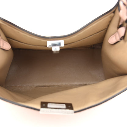 Fendi Cuoio Romano Selleria Bi-Color Medium Peekaboo X-Lite Panna Camelia 5 of 8