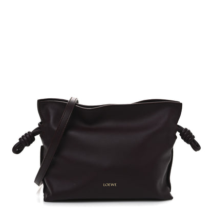 Loewe Calfskin Flamenco Knot Clutch Prune 1 of 13