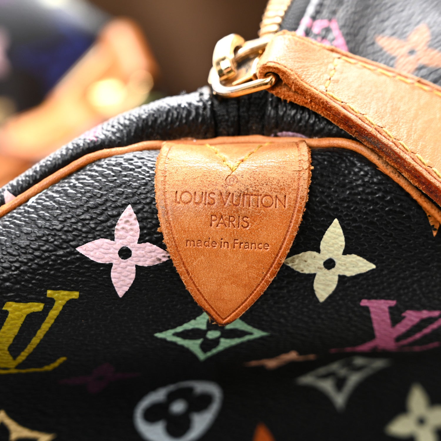 Louis Vuitton Monogram Multicolor Keepall 45 Black 5 of 15