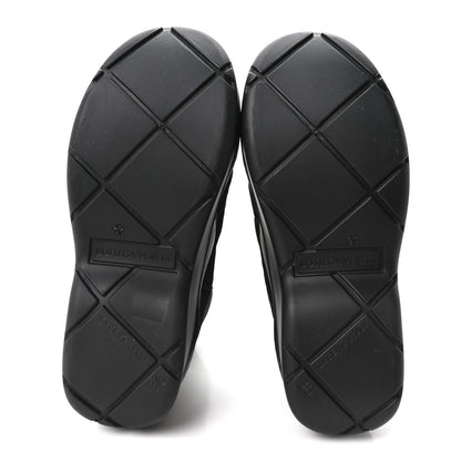 Bottega Veneta Technical Fabric Rubber Puddle Bomber Boots 36 Black Grass 6 of 8